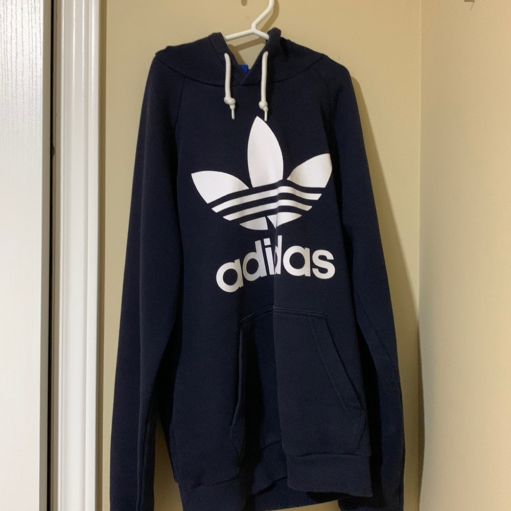 Adidas Vintage Style Logo Hoodie Sweatshirt